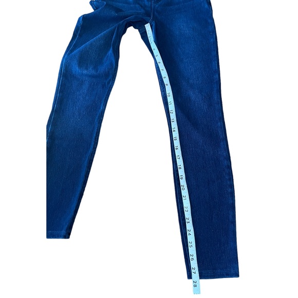 SPANX Jean-ish® Ankle Leggings Skinny Blue Denim Stretch Pull-on Women’s Size S - Picture 8 of 13